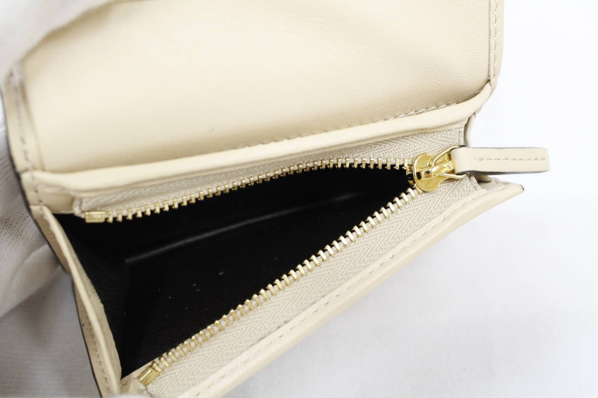 極美 GUCCI 456126 GGマーモント パイソン コンパクト 二つ折り 財布