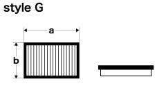 K&N エアフィルター REPLACEMENT FILTER 純正交換タイプ フェスティバミニワゴン DY3W ケーアンドエヌ_画像3