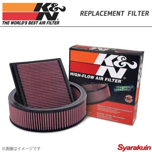 K&N エアフィルター REPLACEMENT FILTER 純正交換タイプ SMART FOR TWO K/COUPE/CABRIO 450-332/333/432/433 00～07 ケーアンドエヌ_画像1