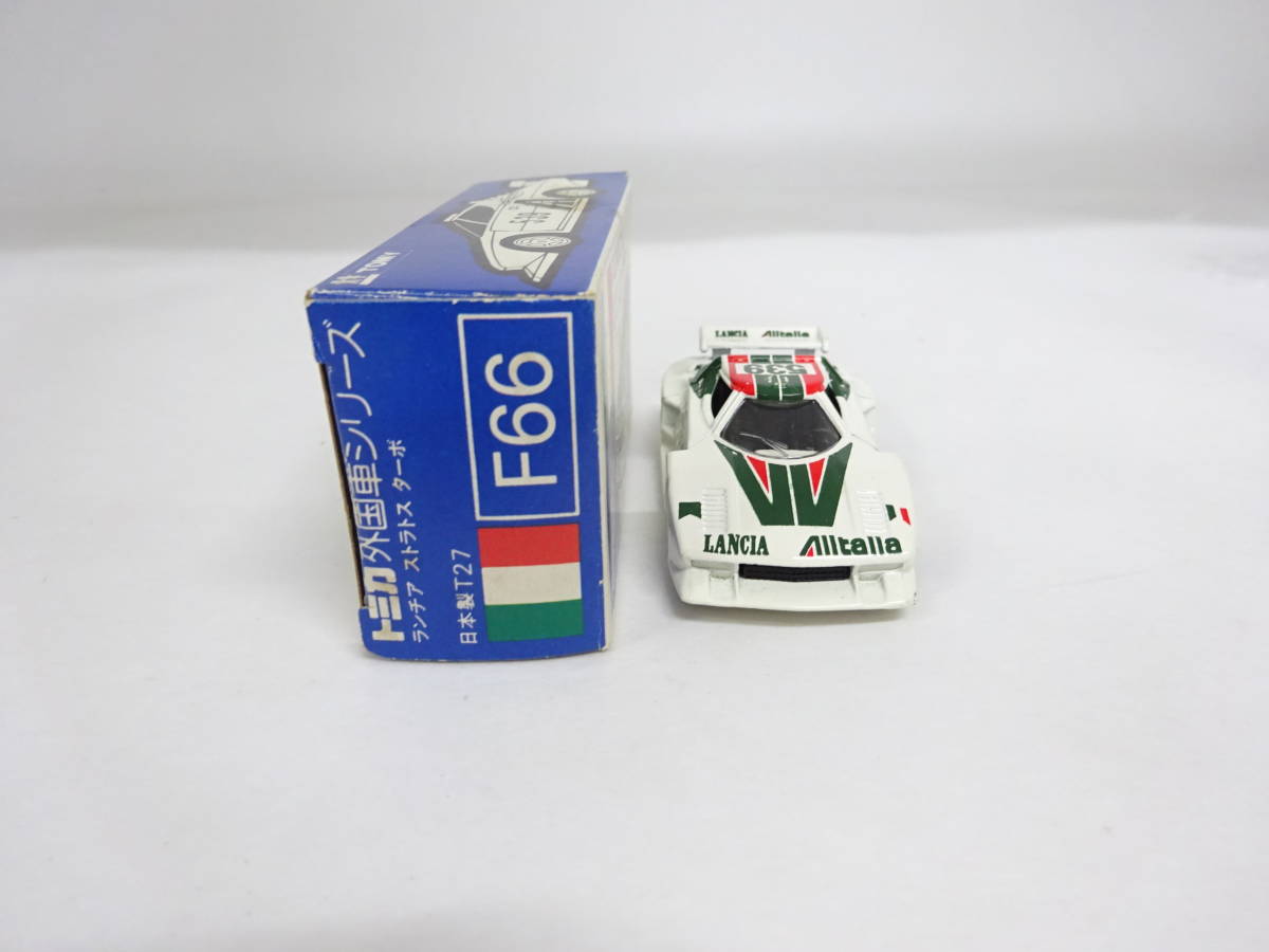 X114/トミカ TOMICA/外国車シリーズ 青箱/NO.F66 ランチア ストラトス