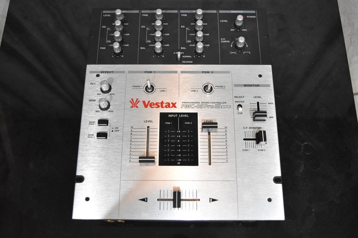 Vestax ベスタクス DJミキサー PMC-05ProⅢ VCA 大きな割引