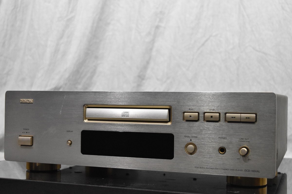 ライトブラウン/ブラック DENON CDプレーヤー デノン DCD-1650AL CD