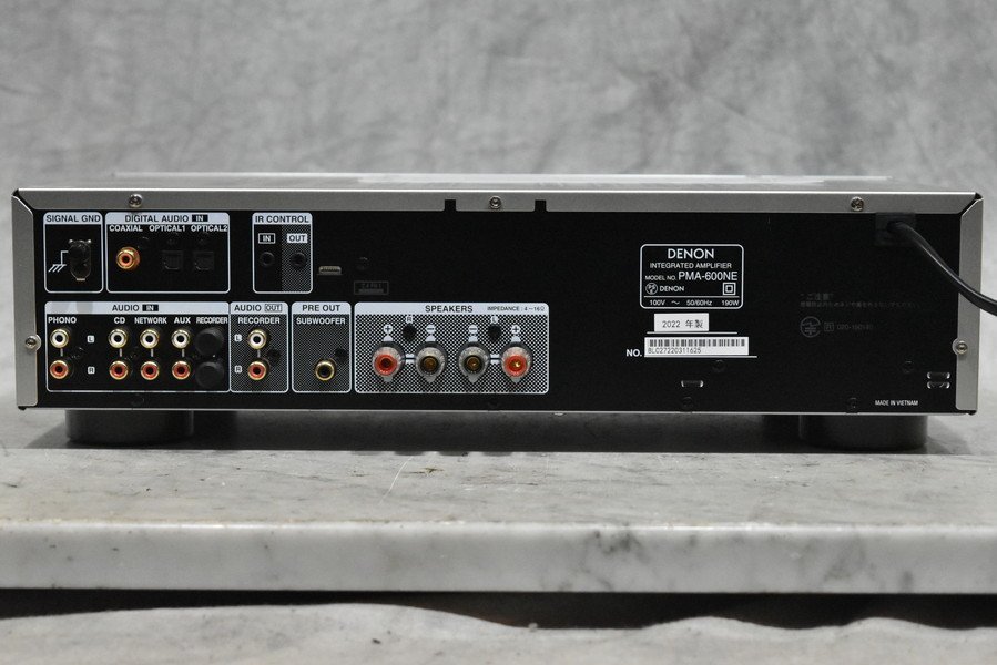 ストアのお ヤフオク! DENON プリメインアンプ PMA-600NE - 新品