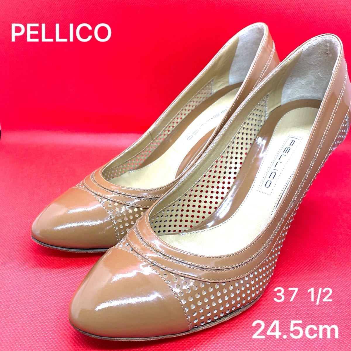 PELLICO ペリーコ パンプス エナメル デザインハイヒール パンプス