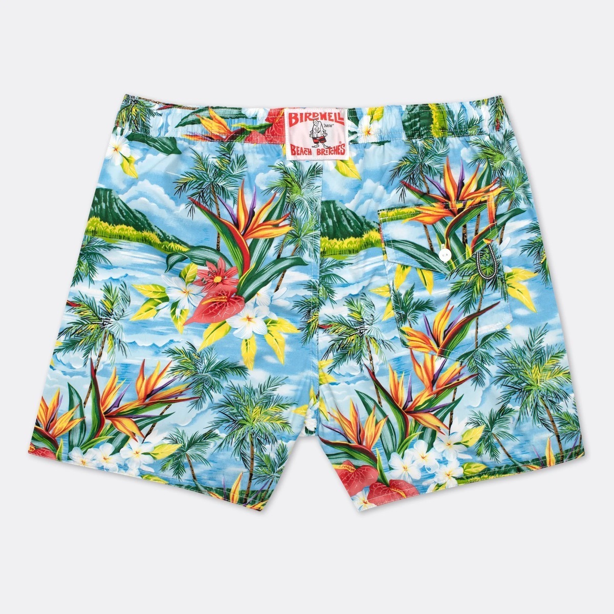 SALE! BIRDWELL Sea Trunks Board Shorts - Paradise バードウェル サーフトランクス Mサイズ 新品未使用_画像2