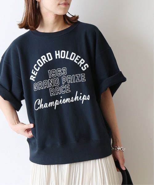 新品☆★ FRAMeWORK フレームワーク ☆★ CHAMPION別注short sleeve sweat_画像3