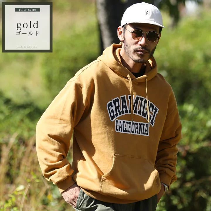国内配送】 【GRAMICCI M ロゴフードスウェットシャツ | SWEATSHIRT