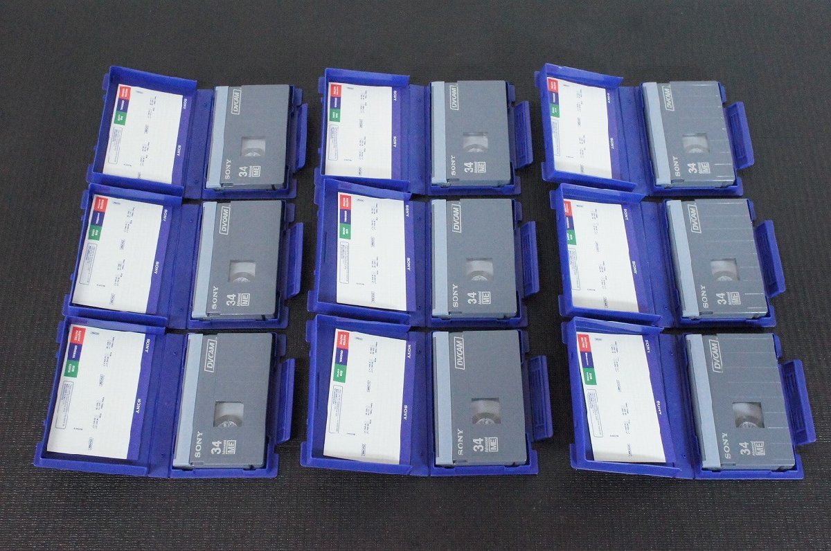 [TH] [Sa145060] SONY ソニー DVCAM 業務用 カセットテープ PDV-34N 34分 10本セット_画像8