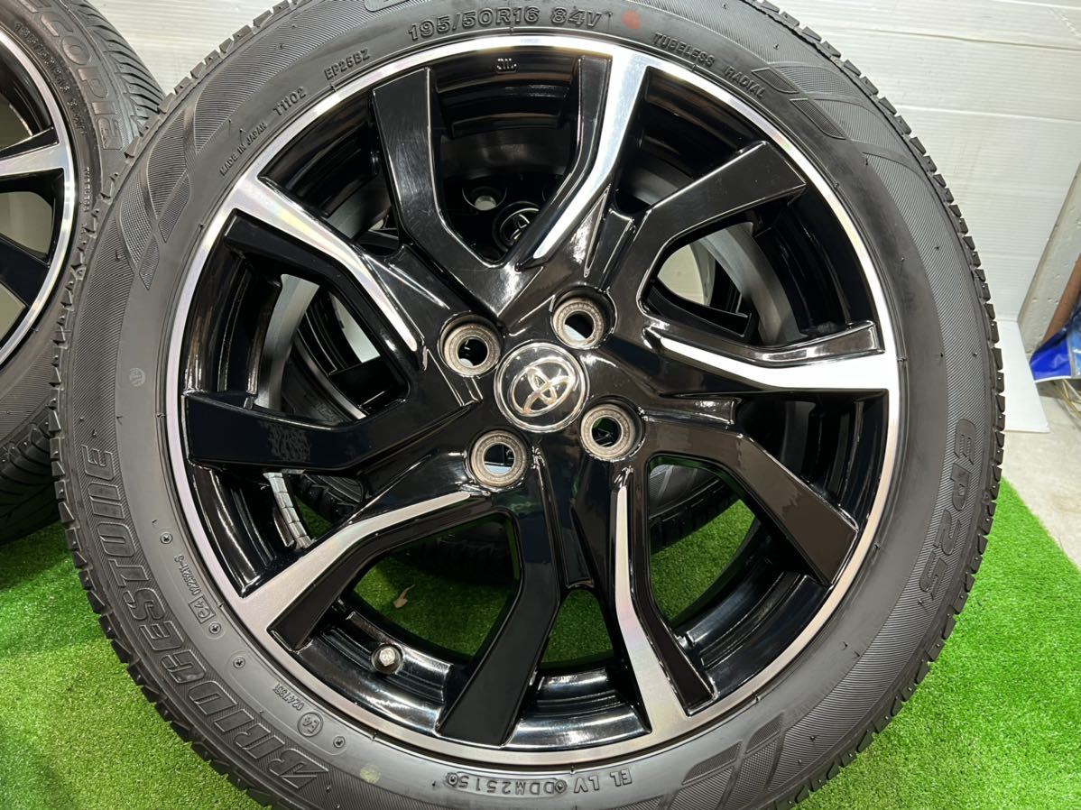 格安即決 トヨタヴィッツRS純正ホイール・サマータイヤ 195/50R16