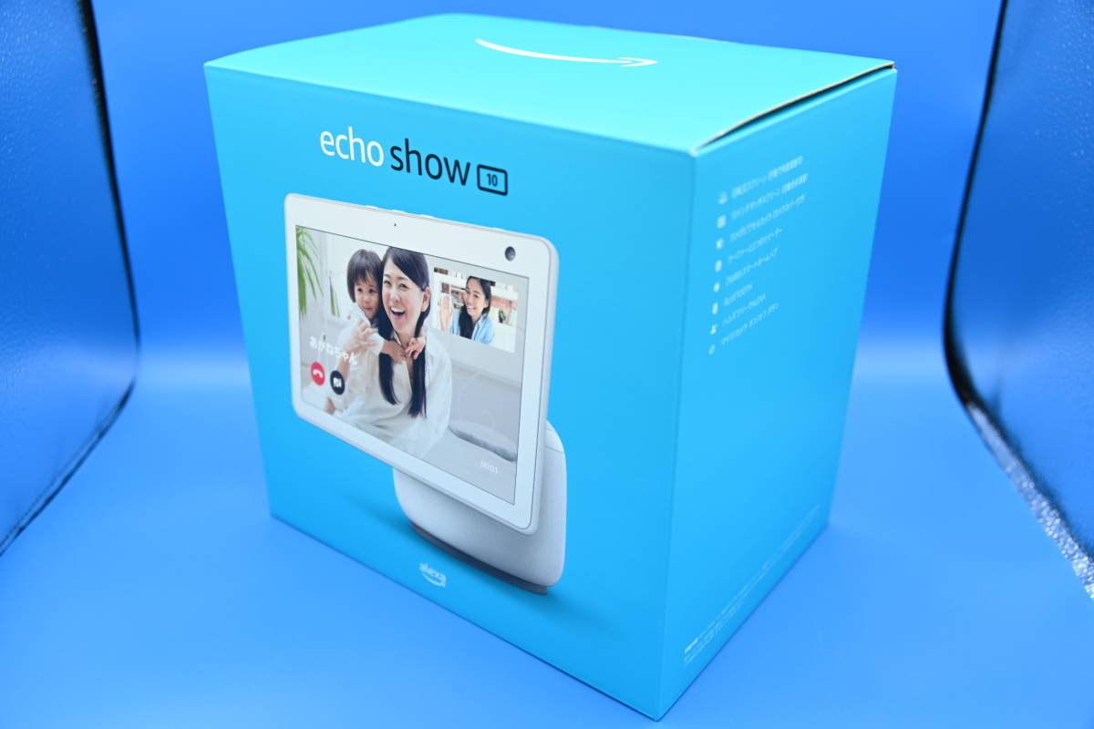 Amazon Echo Show 10 エコーショー10 第3世代 モーション機能付 スマートディスプレイ グレーシャーホワイト ⑤(スマート
