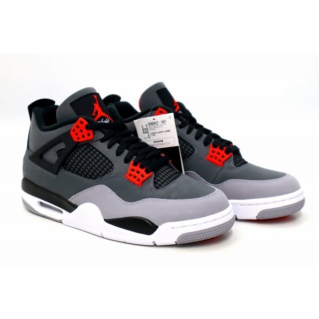 061☆NIKE ナイキ エアジョーダン4 レトロ インフラレッド 23 Nike Air Jordan 4 Retro Infrared 23 27.5cm新品 未使用 国内正規品_画像2