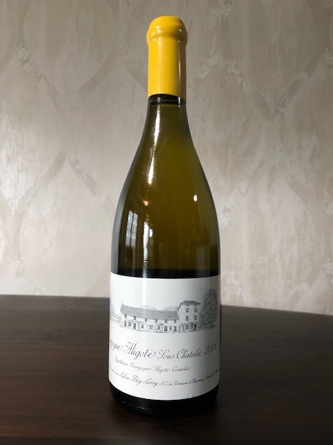 2008 LEROY DOMAINE d'AUVENAY BOURGOGNE ALIGOTE SOUS CHATELET ルロワ ドメーヌ ドーヴネ ブルゴーニュ アリゴテ スー シャトレ 白 750ml_画像1