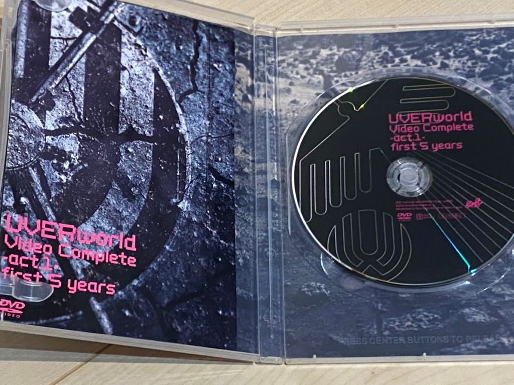 UVERworld UVERWORLD VIDEO COMPLETE-ACT 1-FIRST YEARS DVD｜PayPayフリマ