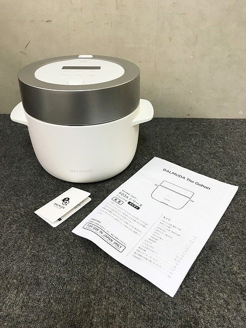 SWE43928世 BALMUDA バルミューダ 炊飯器 3合炊 K03A-WH ホワイト 直接