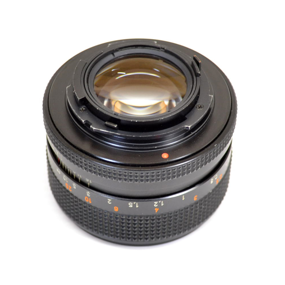 製造582万台 希少種 CONTAX Carl Zeiss Planar T* 50mm F1.4 AEJ 手裏剣ボケ 日本製 オールドレンズ コンタックス プラナー_画像10