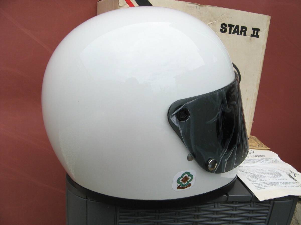 当時物 BELL STAR 2 フルフェイス デッドストック (検) SHOEI ARAI BUCO シンプソン SIMPSON Z1 Z2 MK2 FX SS KH CB CBX GT GS RD RZ XJ_画像6