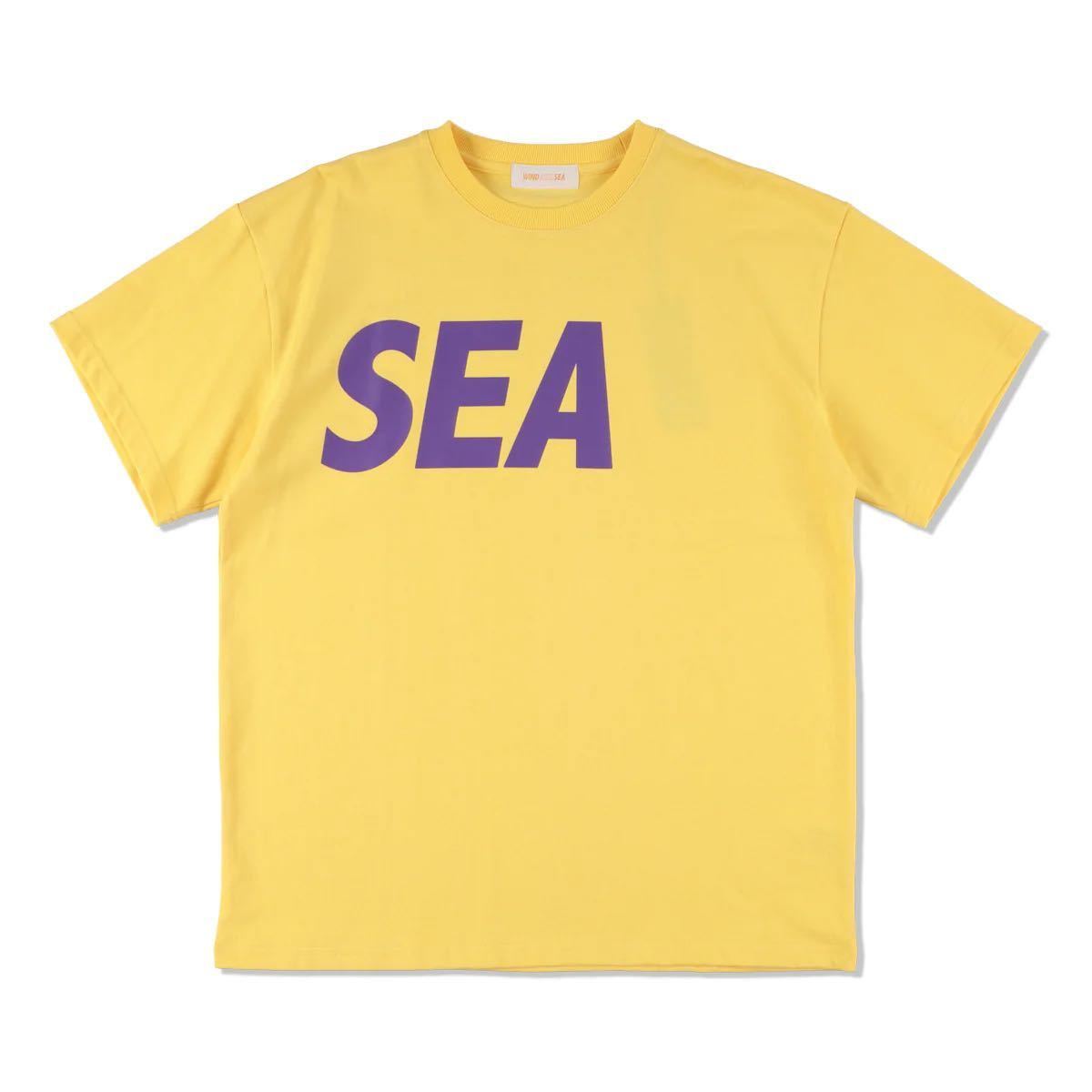 【新品未使用】 22SS 新品 WIND AND SEA ウィンダンシー SEA S/S T SHIRT Tシャツ カットソー 半袖 YELLOW イエロー L 即決早い者勝ち_画像1