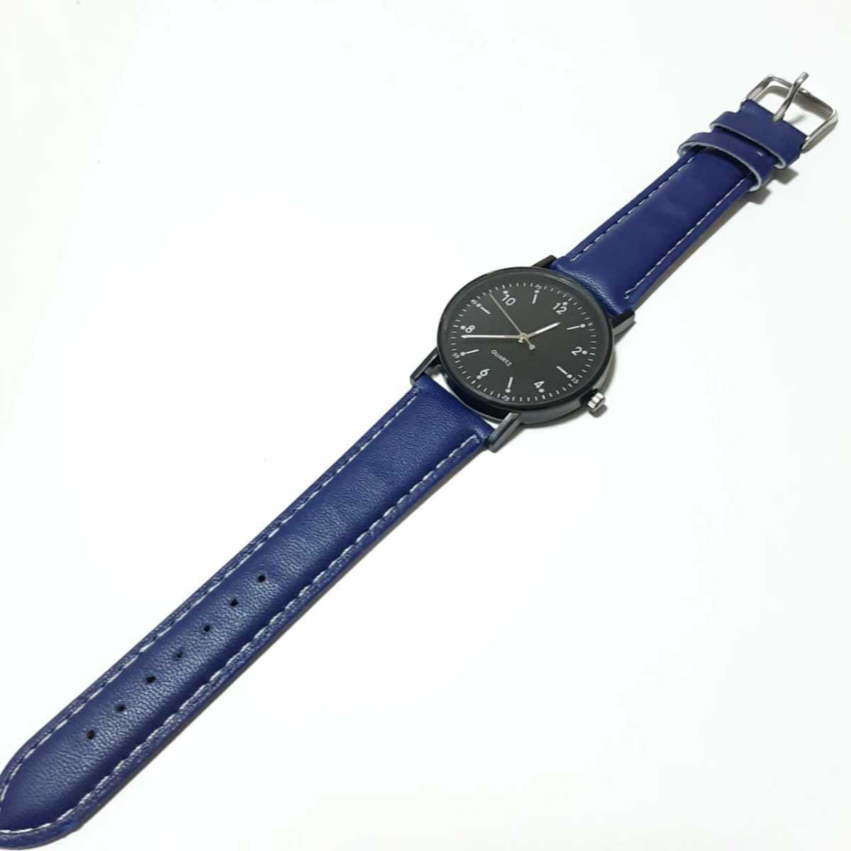 新品　腕時計　シンプル　ベスト　ビジネス　黒　ネイビー　7