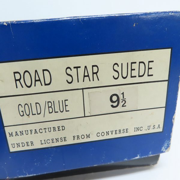 【難有り】CONVERSE/コンバース ROAD STAR SUEDE ロードスター スエード 9.5 /080_画像10
