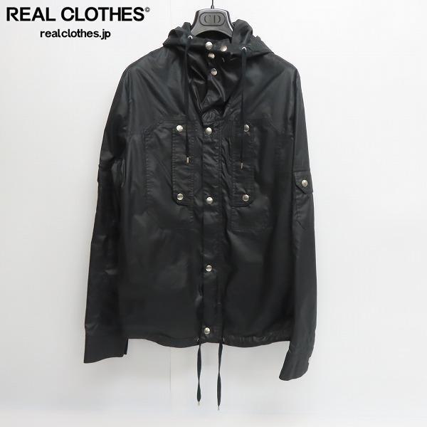【JPタグ】Dior HOMME/ディオールオム 08SS クリス期 ジップアップストームジャケット 8E3141620661 /44 /080