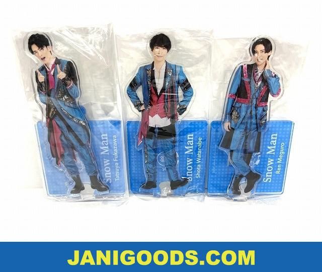 Snow Man 3点 ISLAND Johnnys' STORE '20 アクリルスタンド ジャニグッ 夏 深澤辰哉 渡辺翔太 目黒蓮 市場 目黒蓮 Snow Man 3点 ISLAND Johnnys' STORE '20 アクリルスタンド ジャニグッ 夏 深澤辰哉 渡辺翔太 目黒蓮 市場 目黒蓮