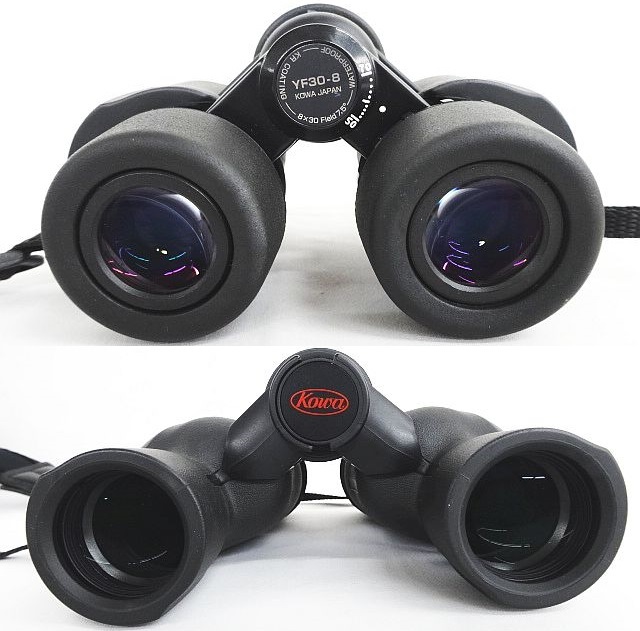 KOWA コーワ 双眼鏡 YF30-8 KR COATING 8×30 Field 7.5° WATERPROOF ケース付き _画像5