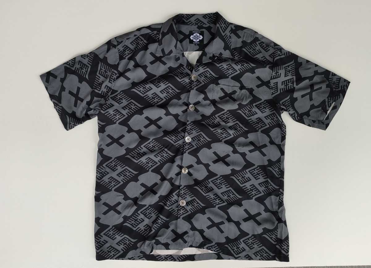 L size】GAKKIN × BUDSPOOL / S/S HAWAIIAN SHIRT 舐達麻 賽 a.k.a.