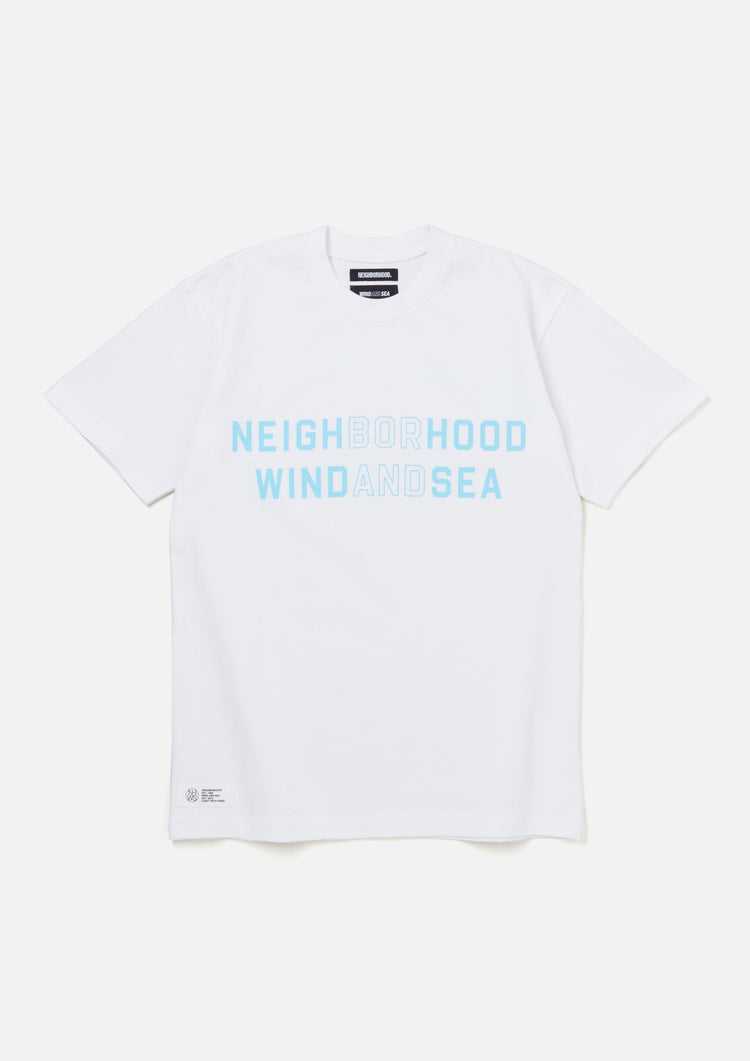 【L size】WIND AND SEA NEIGHBORHOOD ウィンダンシー　ネイバーフッド　NHWDS-3 / C-TEE . SS　コラボ　Tシャツ　ホワイト_画像1