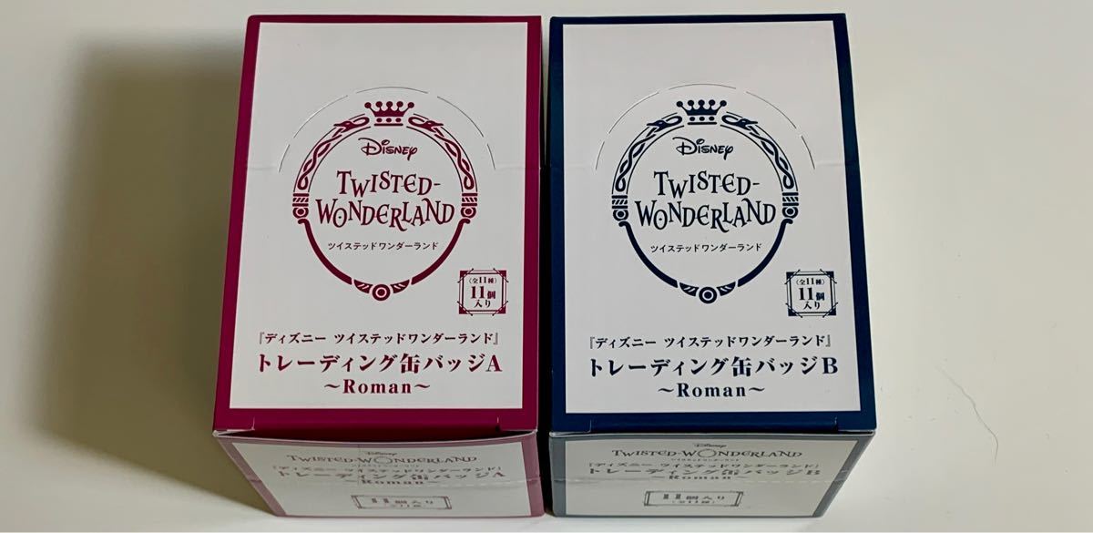 ツイステ ツイステッドワンダーランド Roman缶バッジ 未開封BOX