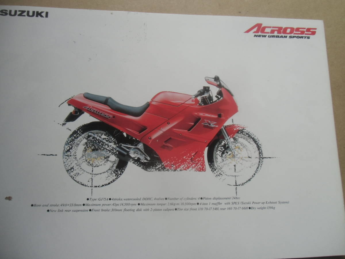  Suzuki ACROSS GJ75A каталог ( стоимость доставки 210 иен ) Across 