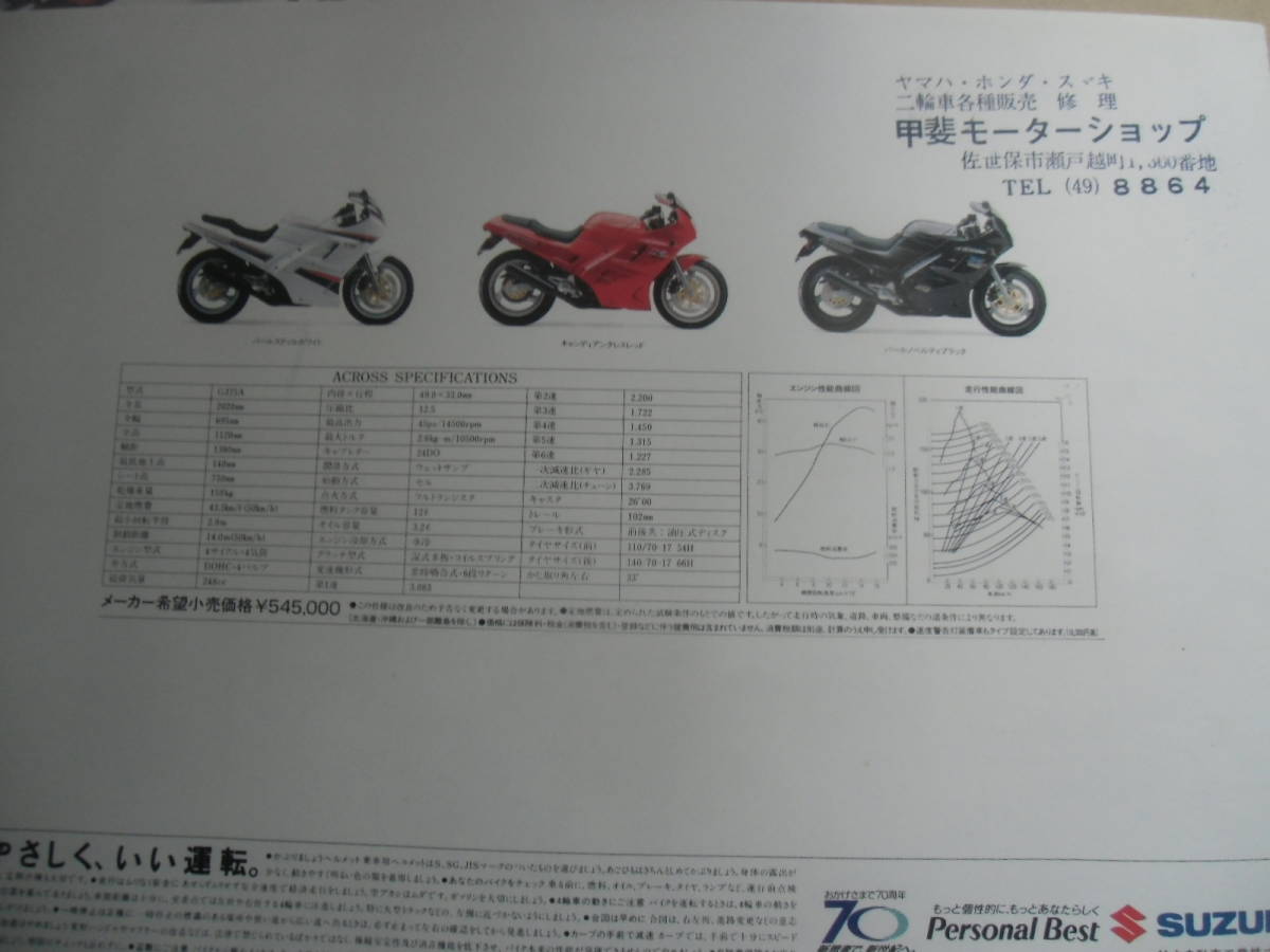  Suzuki ACROSS GJ75A каталог ( стоимость доставки 210 иен ) Across 