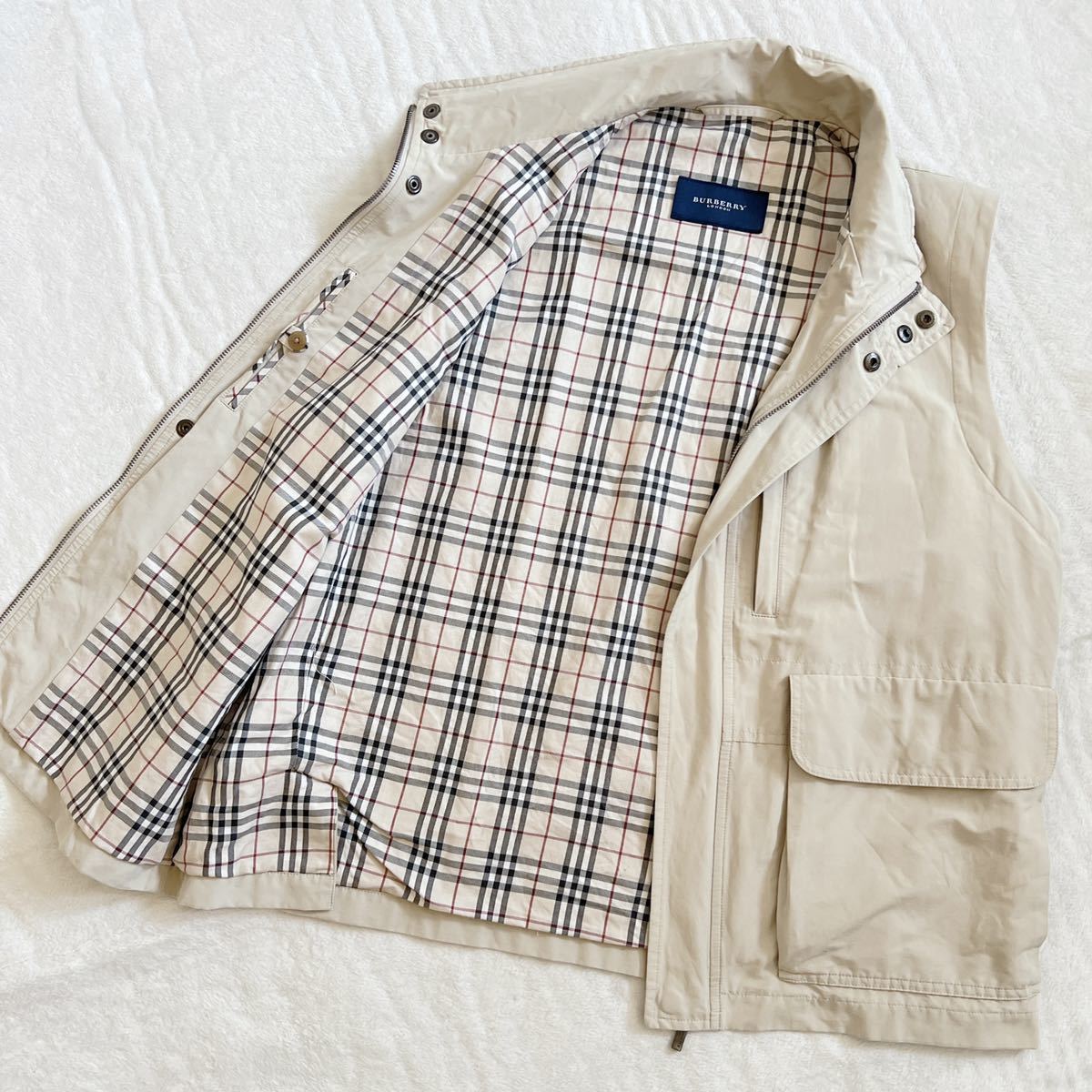 ◇BURBERRY LONDON バーバリーロンドン 裏地ノバチェック総柄 ◇BURBERRY LONDON バーバリーロンドン 裏地ノバチェック総柄