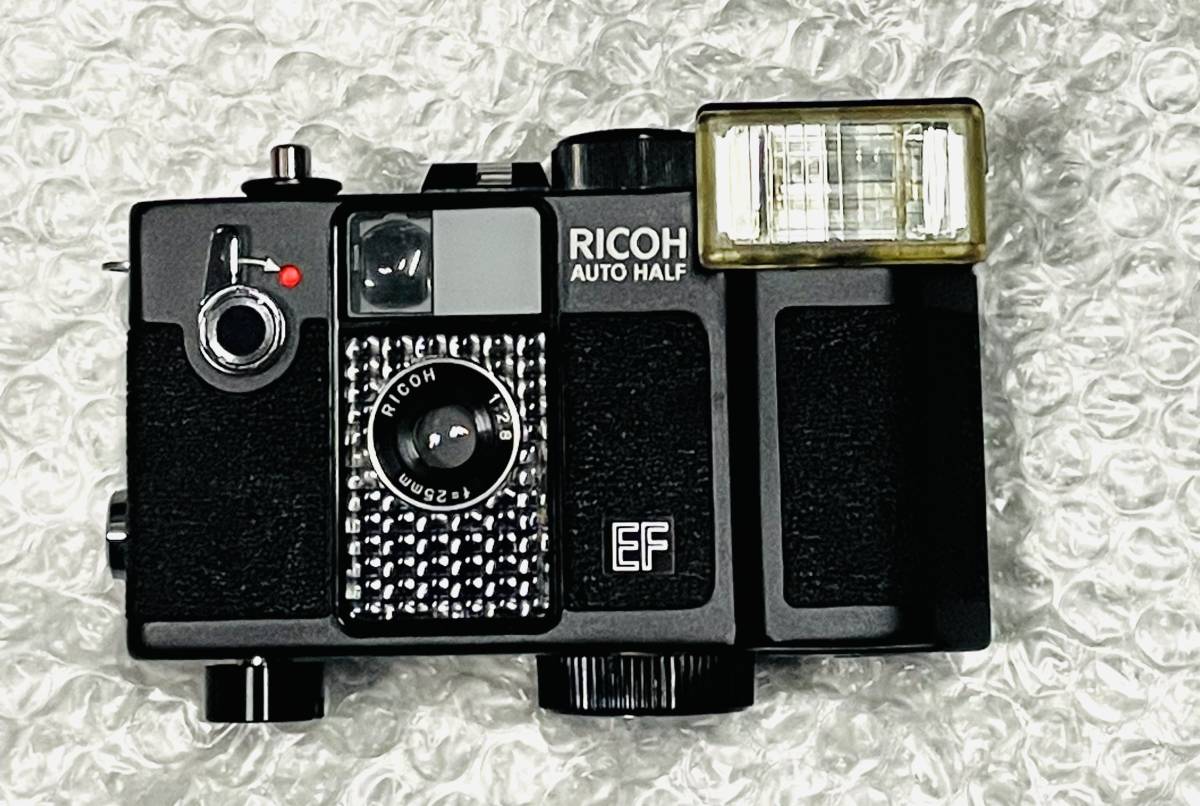 リコー オートハーフ ブラック Ricoh AUTOHALF EF Black Made in Japan