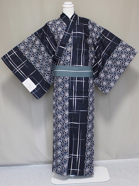  free shipping for man tailored yukata men's ... men's cheap ...L size A3504L-13