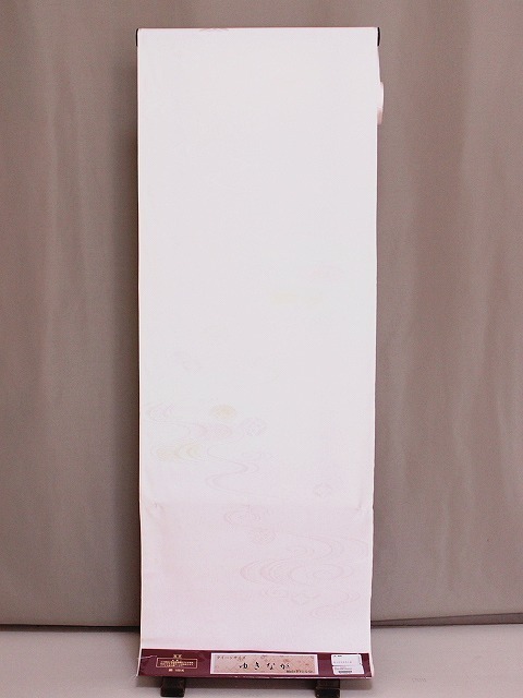 正絹長地伴 G2518-01 送料無料 クインサイズ 正絹未仕立巾広長襦袢 ピンク色 小紋に　訪問着用に　自分サイズでお仕立