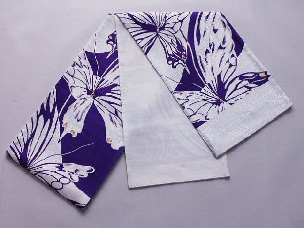 お得】 袋帯 正絹袋帯 U1633 Wサービス！日本製高級正絹袋帯（未仕立