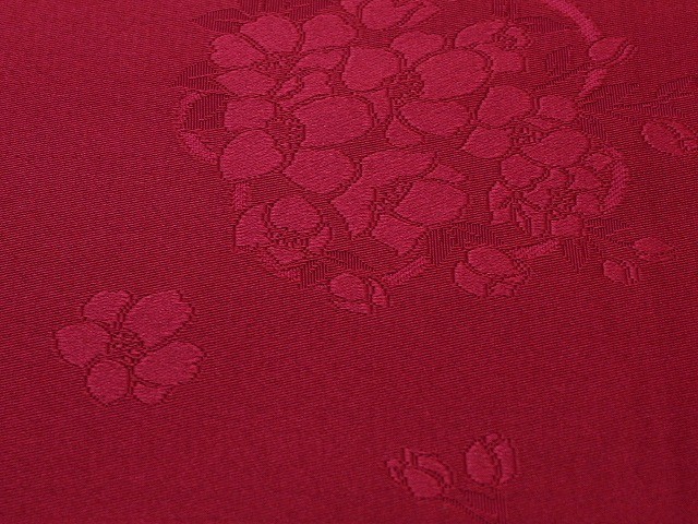女性用浴衣帯　ゆかた単衣帯　日本製　洗える浴衣帯　クリックポスト便送料無料　赤色の帯　E3658-21_画像2