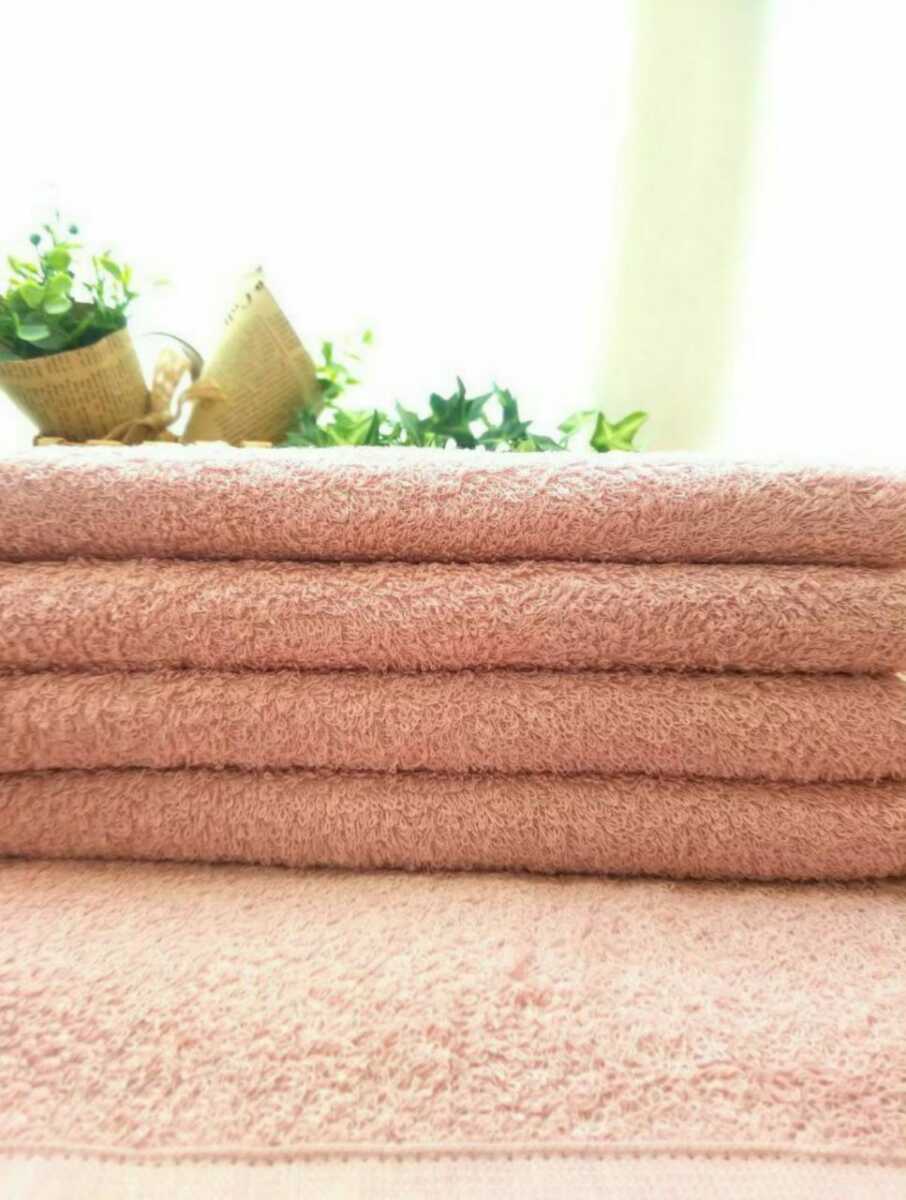 [ new goods Izumi . towel ] length 105. long type face towel 4 pieces set baby pink [ superior . aqueous durability eminent gently soft feeling of quality ]