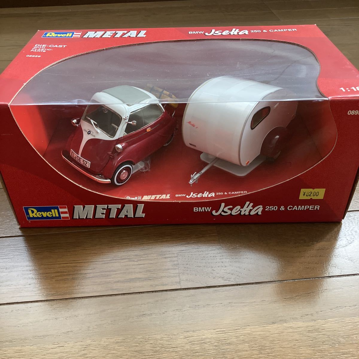 箱付き】《1/18スケール》BMW Jsetta 250 & Camper イセッタ ダイ