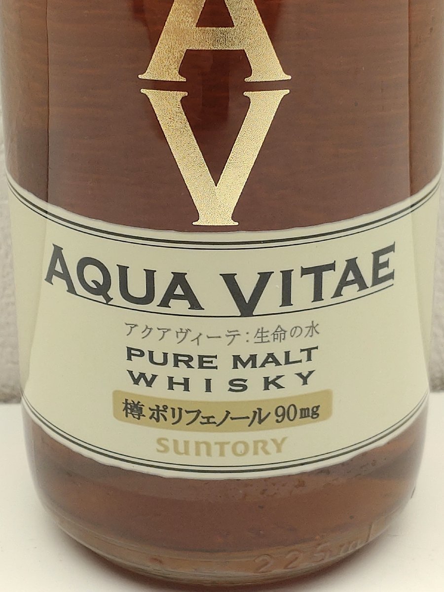 ヤフオク! - 【未開栓】SUNTORY WHISKY AQUA VITAE サントリ