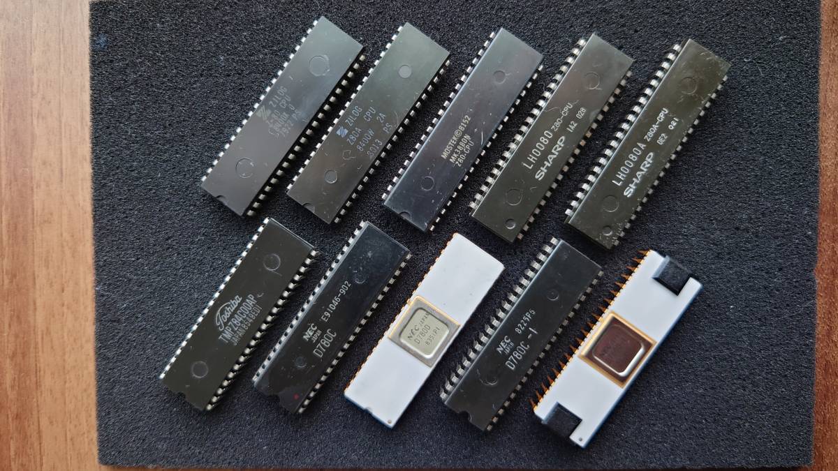 Zilog Z80 CPU 互換品セット 5社10個