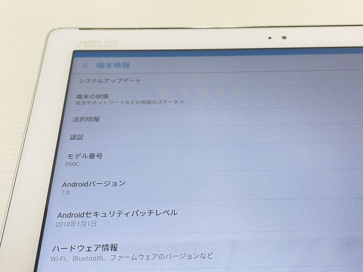 初期化済み ASUS ZenPad 10 Z300M P00C 16GB タブレット 動作品 809T3 @60_画像5