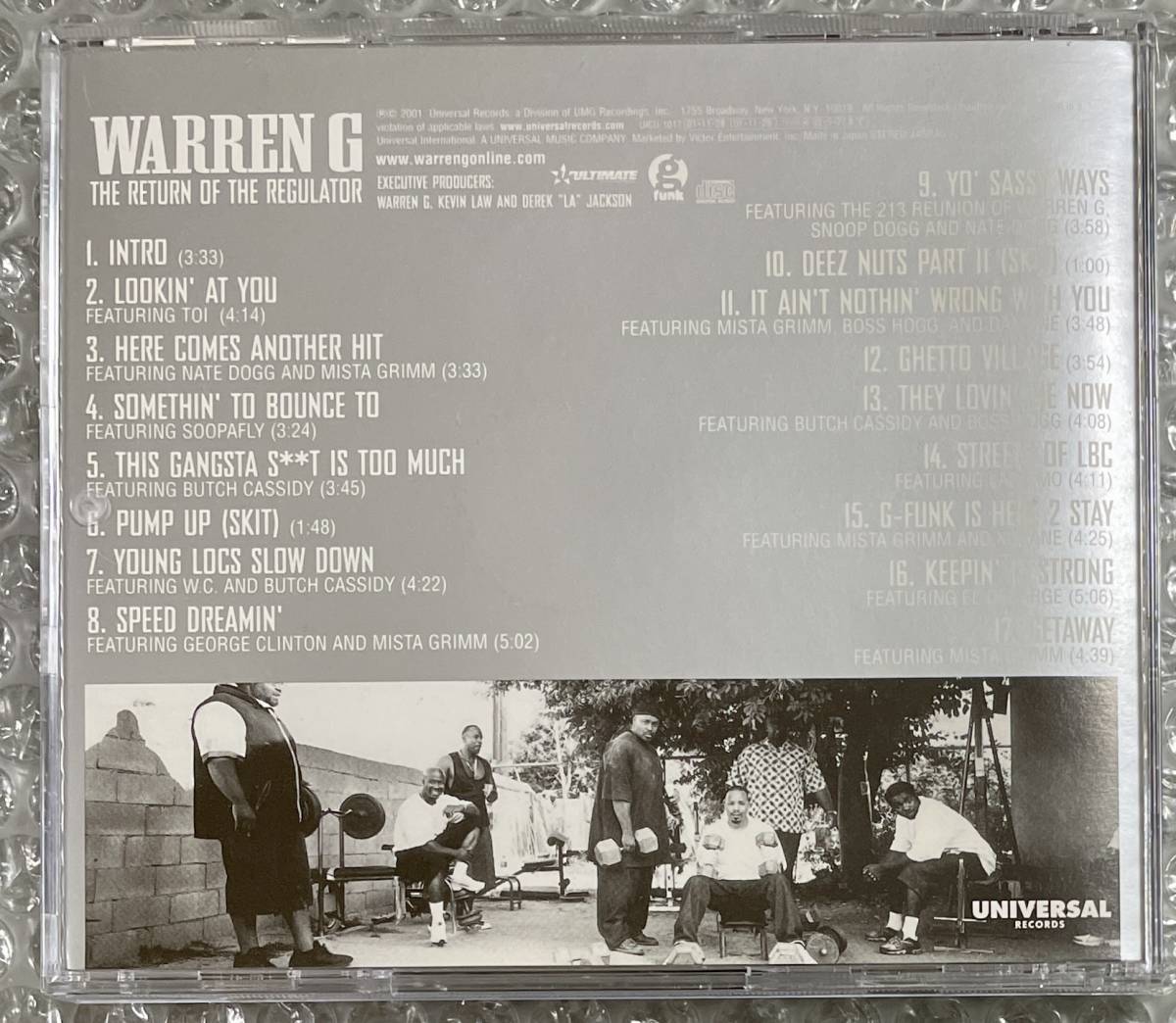 s58 Warren G The Return Of The Regulator 国内盤 帯・ライナー・歌詞カード付 LA Hip Hop G-Funk Classic Soul Funk Rap 中古美品_画像2