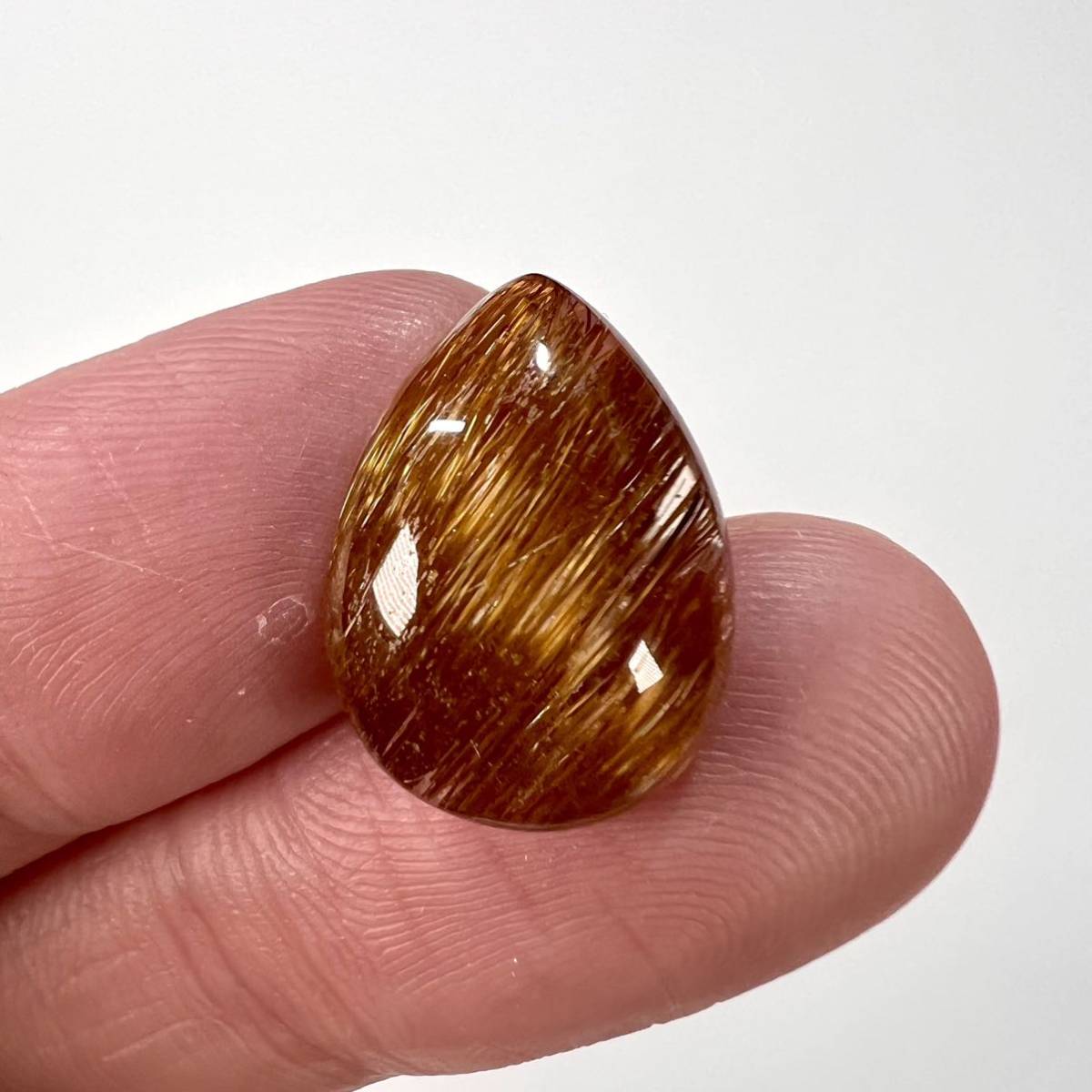 ルチルクォーツ ジェムストーン 3.90ct ルチル 裸石 ルース 天然ルチル