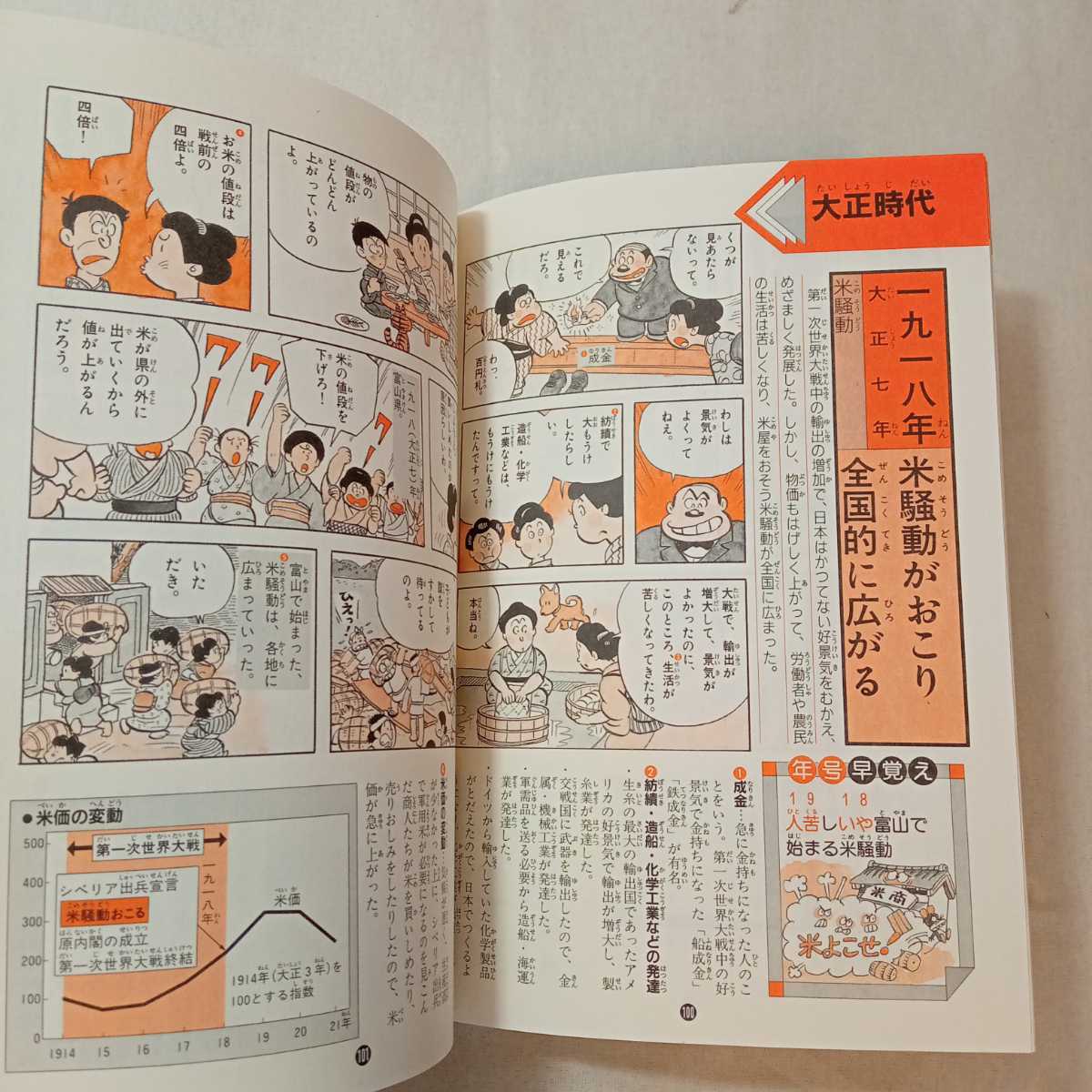 zaa-370♪明治・大正時代 (まんが日本史年表) 単行本 1990/3/1 広岡 ゆうえい (イラスト), 伊東 章夫 (イラスト)