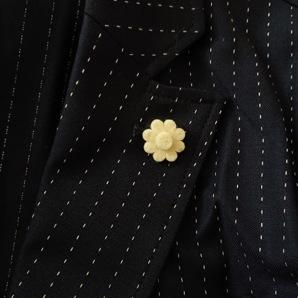 ラルディーニ lardini サイズ40 M - ダークネイビー×白 レディース