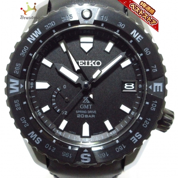 50％割引素晴らしい価格 SEIKO(セイコー) 腕時計新品同様 PROSPEX LX Line(プロスペックス ルクス ライン)「陸」  5R66-0BM0 / SBDB023 メンズ 黒 セイコー ブランド腕時計 アクセサリー、時計-AKCORNER.COM