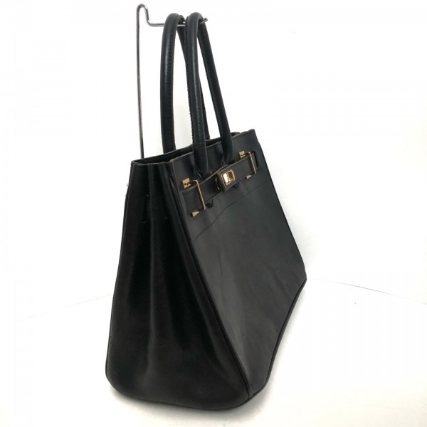 シータパランティカ sitaparantica ハンドバッグ - レザー 黒 バッグ