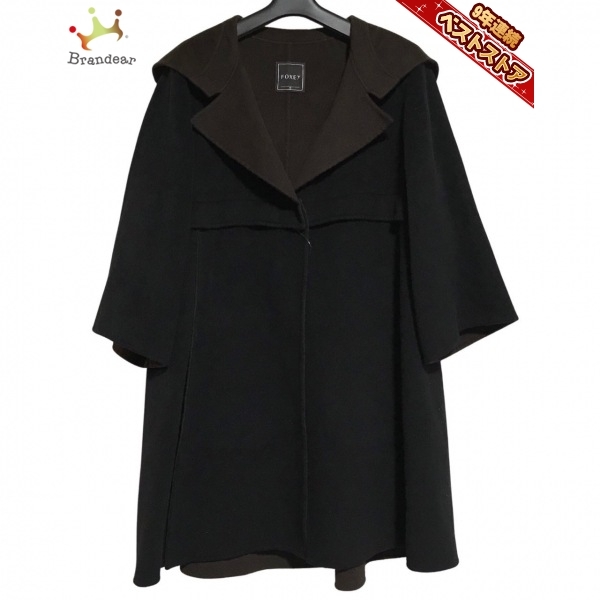 フォクシー FOXEY サイズ40 M - 黒 レディース 長袖/カシミヤ/冬 美品