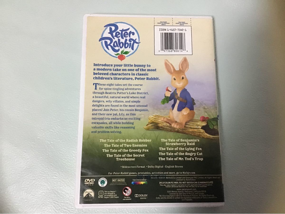 THOMAS &FRIENDS、PeterRabbit(英語版)2枚セット